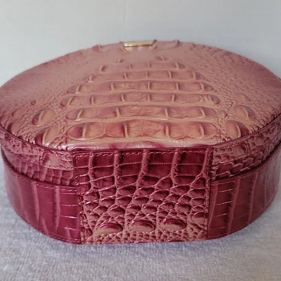 Brahmin Lane top handle Lotus canteen metallic leather handbag - Picture 9 of 15